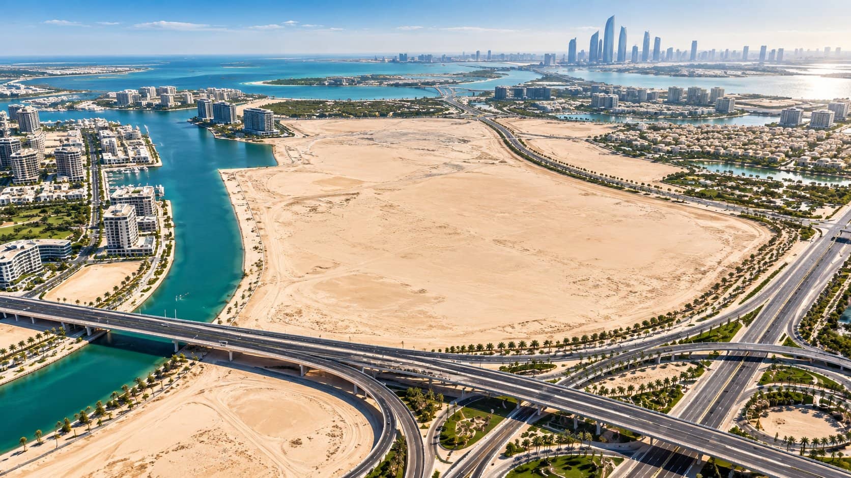 Big plot for sale in Al Raha beach abu dhabi — قطعة أرض كبيرة للبيع في أبوظبي