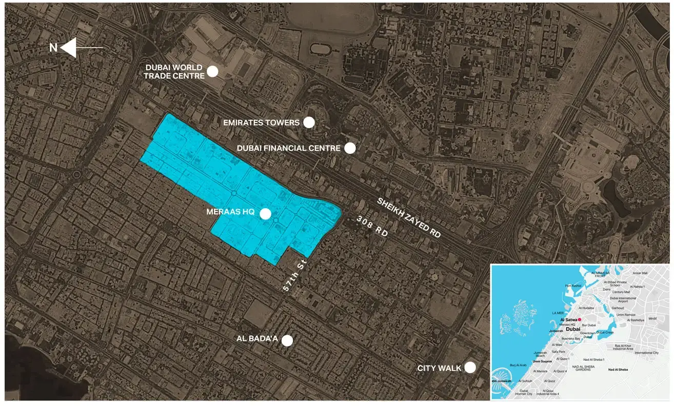 JUMEIRAH GARDEN CITY: EXCLUSIVE RESIDENTIAL CORNER || 9,394.10 SQ.FT