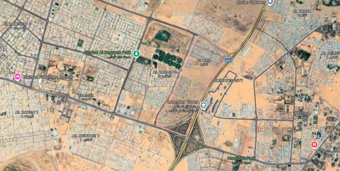 Two adjacent plots for Sale in Ajman – Al Alia Global City || 4,252 sq.ft and 4,305 sq.ft
