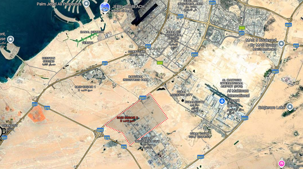 Land for Sale in Dubai Investment City (DIC), Saih Shuaib 2 || 34,813 sq.ft