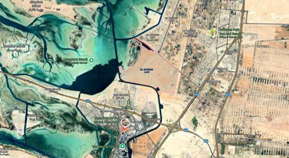 Waterfront Land for Sale in Ba Al Ghaylam, Al Bahiya – Abu Dhabi || 4,067,156.27 sq.ft