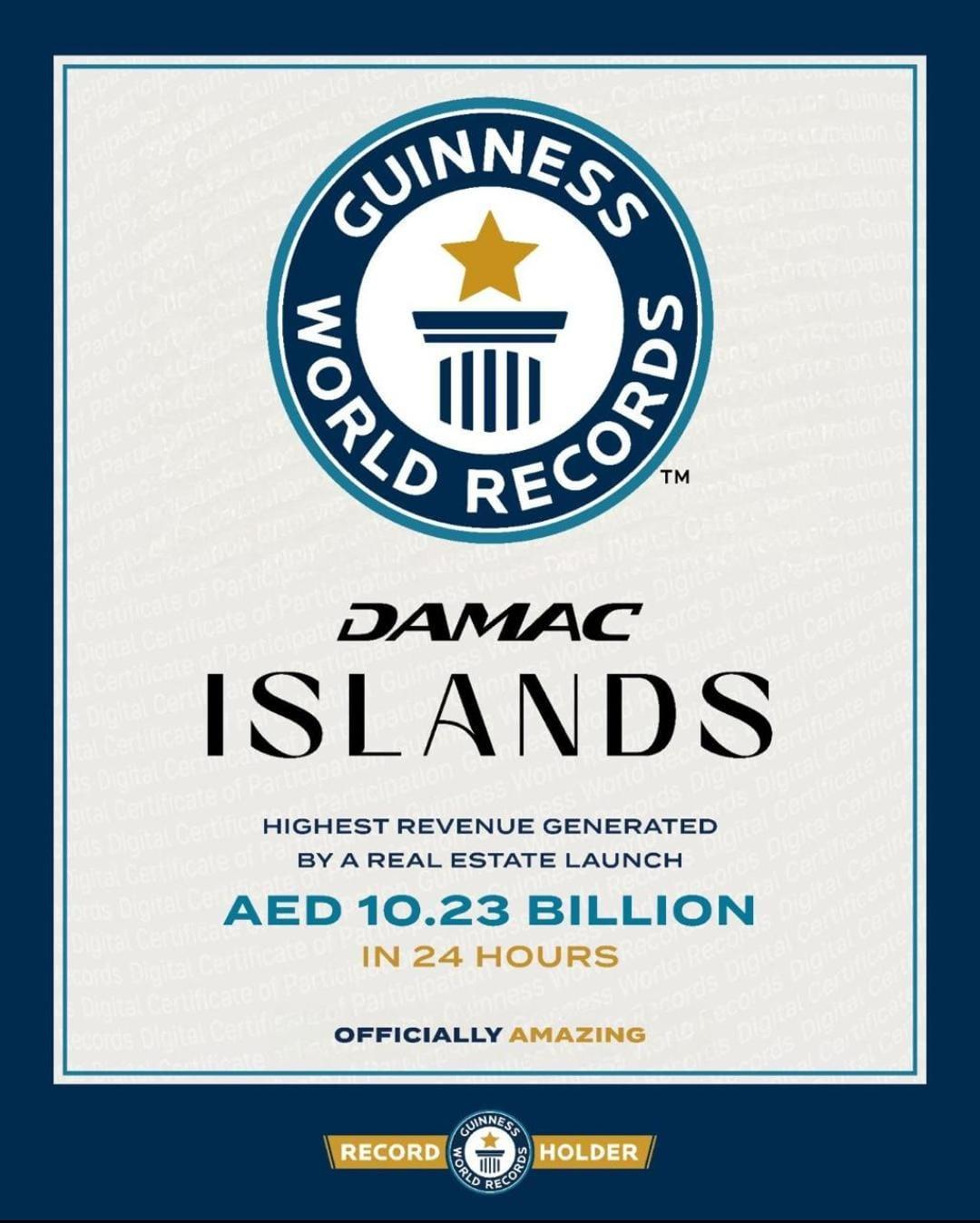 Guinness World Record - Highest Revenue Generated by Real Estate Launch