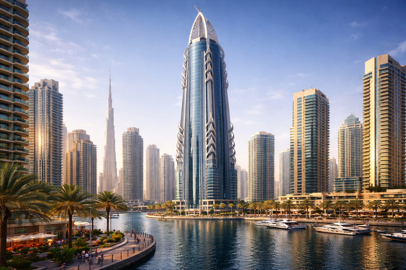 Premium Office Tower in Dubai – High-Rise Commercial Landmark