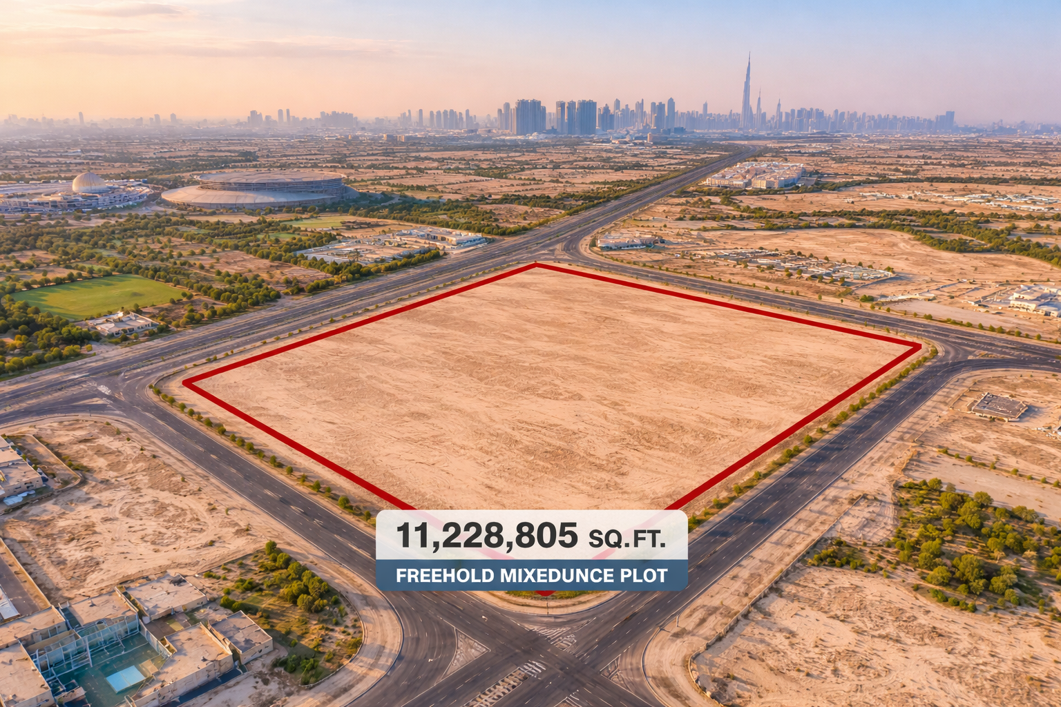 Freehold Mixed-Use Development Plot for Sale in Madinat Hind 4, Dubai Land