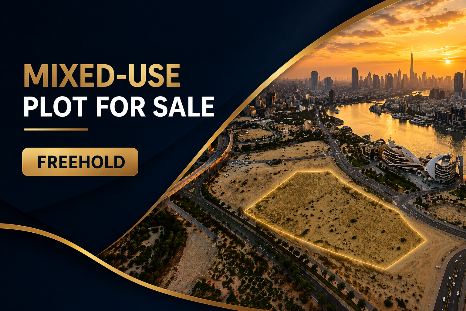 Mixed-Use Plot for Sale in Al Jaddaf Dubai | Freehold Investment Opportunity