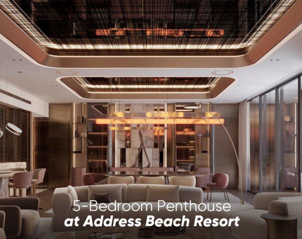 5BR Penthouse for Sale in Address Beach Resort JBR | Distress Deal