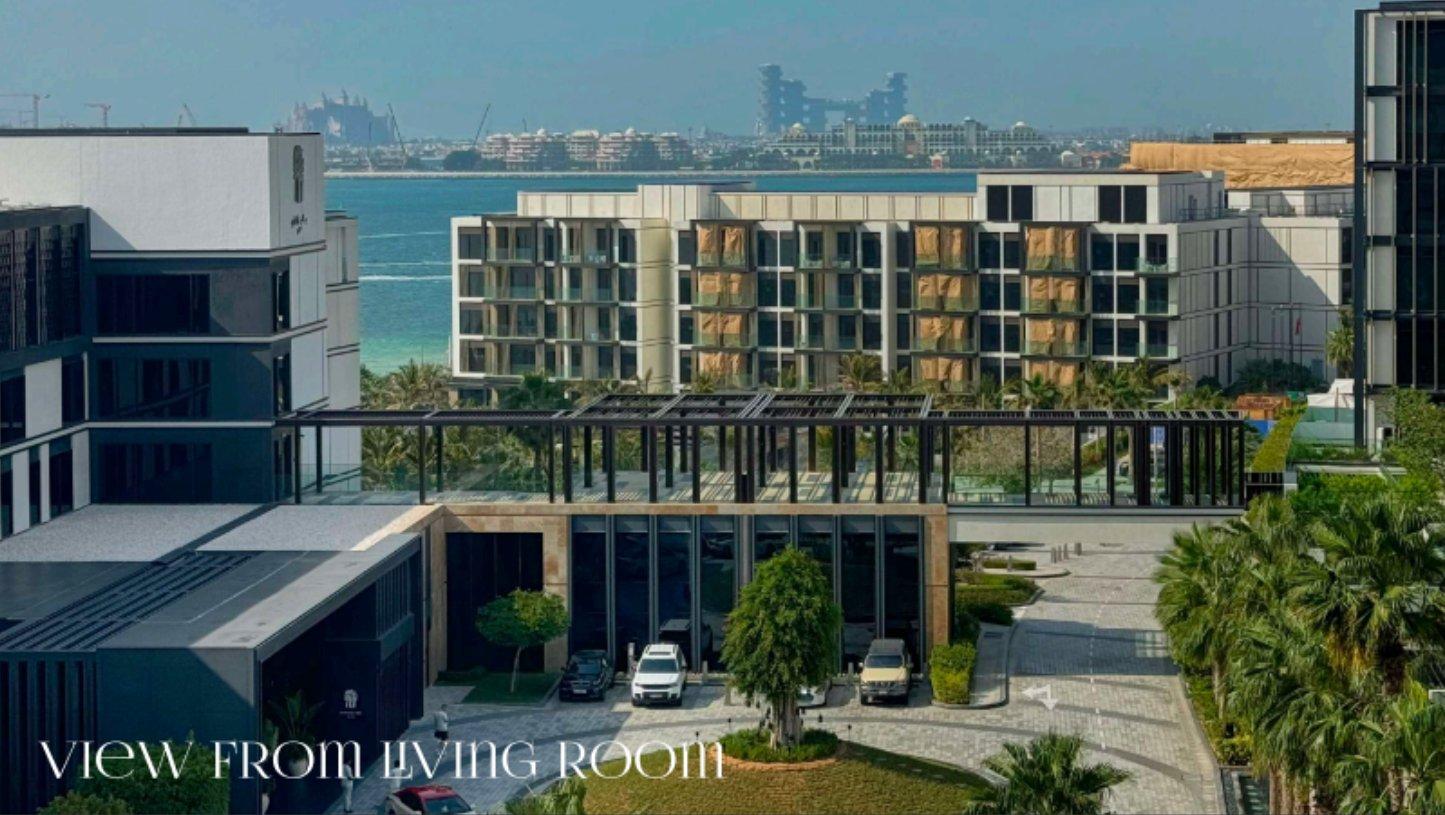4BR Corner Apartment Bluewaters Residences | Terrace | Sea View
